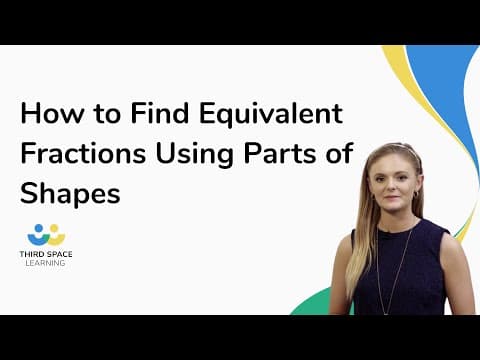 How To Find Equivalent Fractions Using Parts Of Shapes