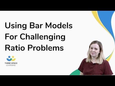Using Bar Models For Challenging Ratio Problems