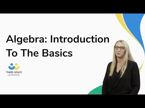 Algebra: Introduction To The Basics