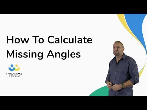 How To Calculate Missing Angles