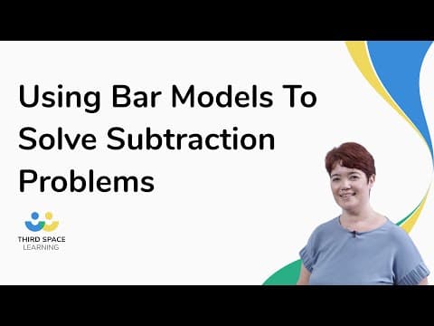 Using Bar Models To Solve Subtraction Problems